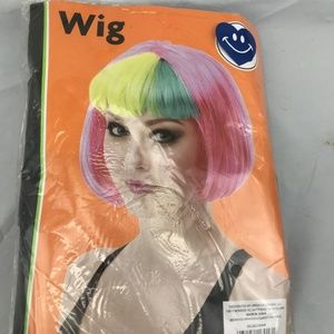 Adult Size Rainbow Wig Halloween Costume Theater